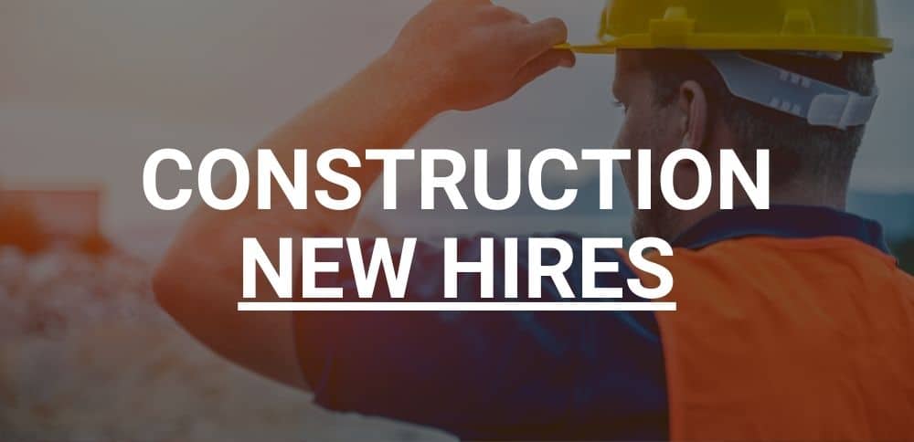 Construction Training and Certificates for New Hires
